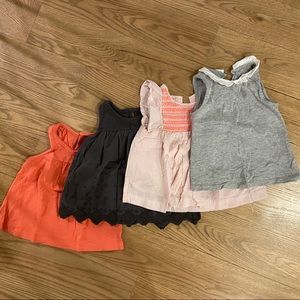 Gap girls sleeveless top bundle.